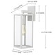 preview thumbnail 17 of 50, 2-pack 13" H 1-Light Black Outdoor wall Lantern(Dusk to Dawn could be chosen)