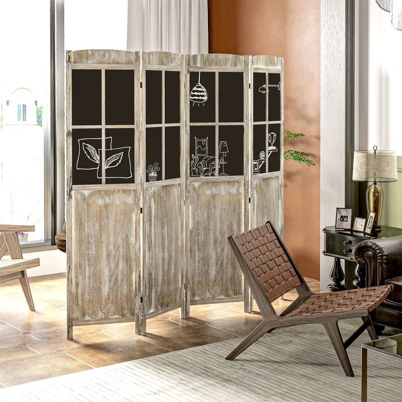 4 Panel Room Divider