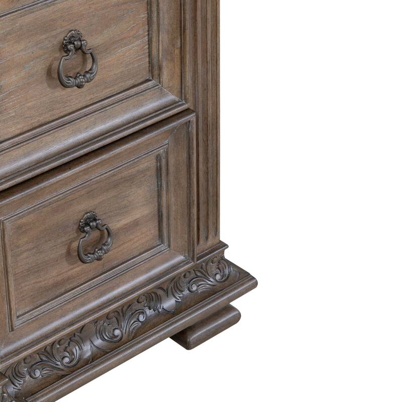 Liberty Furniture Carlisle Court Chestnut Finish Bedroom Dresser and Mirror