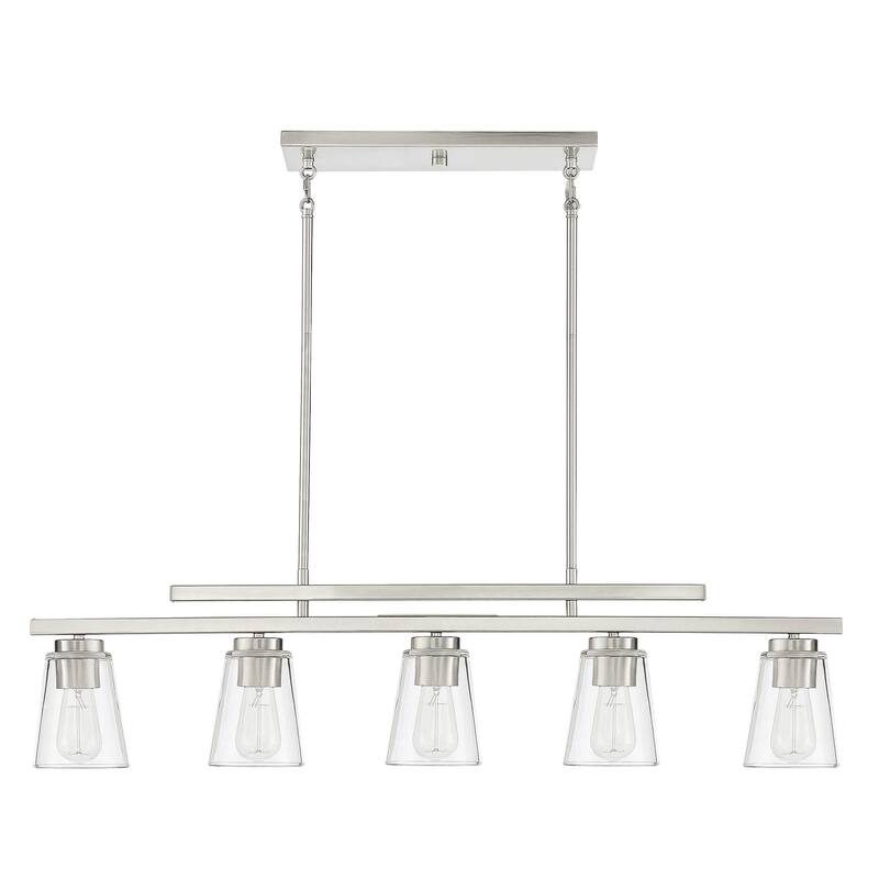 Savoy House Calhoun 5 Light 5" Wide Linear Chandelier