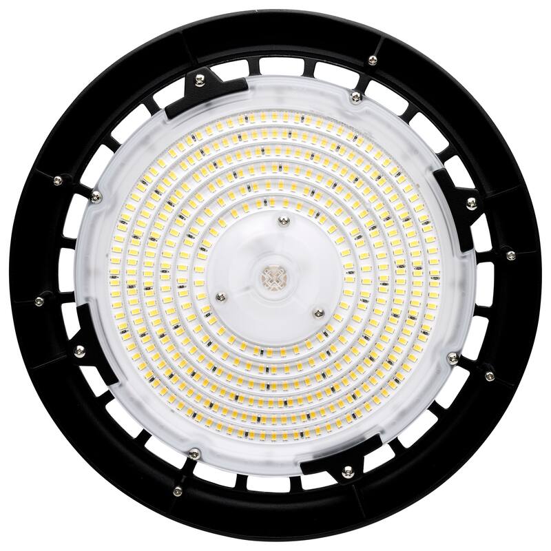 100 Watt UFO LED High Bay 4000K 14000 Lumens 120-277 Volt Black Finish