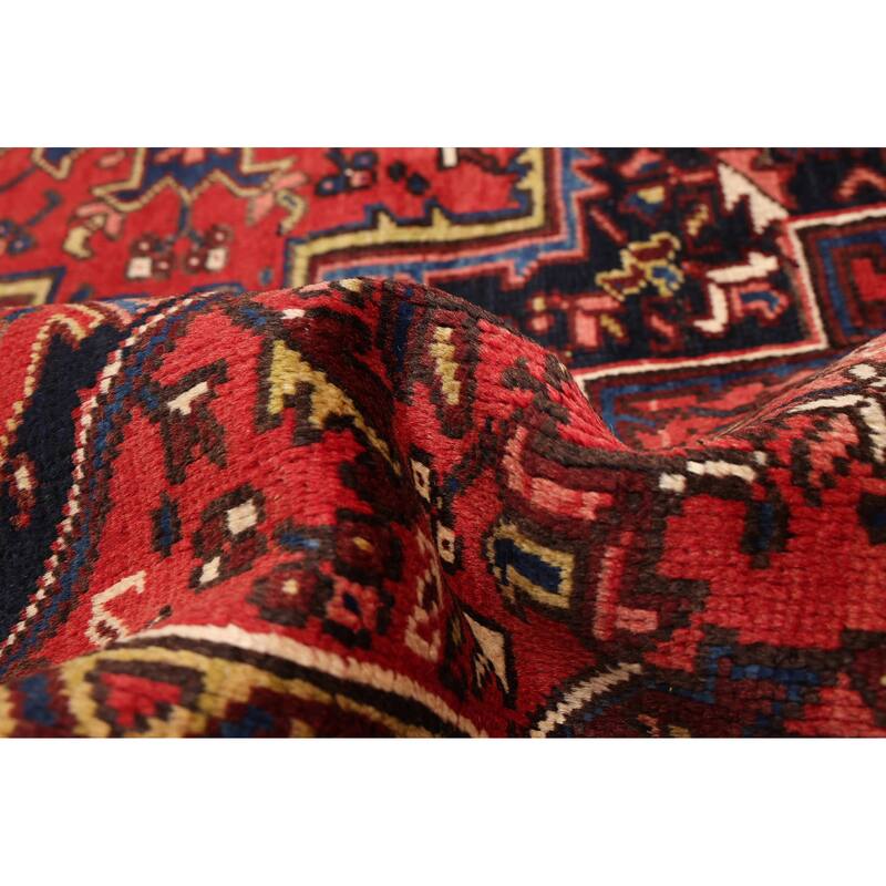 ECARPETGALLERY Hand-knotted Sarabi Red Wool Rug - 7'10 x 10'7