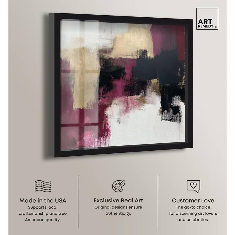 Golden Dusk I Shadowbox by Art Remedy
