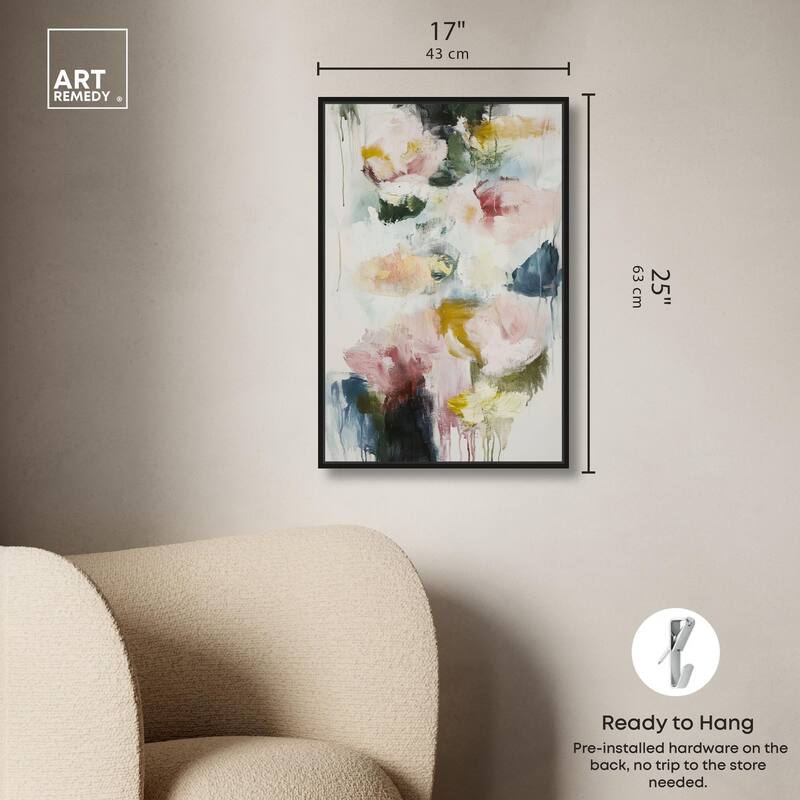 Dripping Colors I Canvas by Art Remedy
