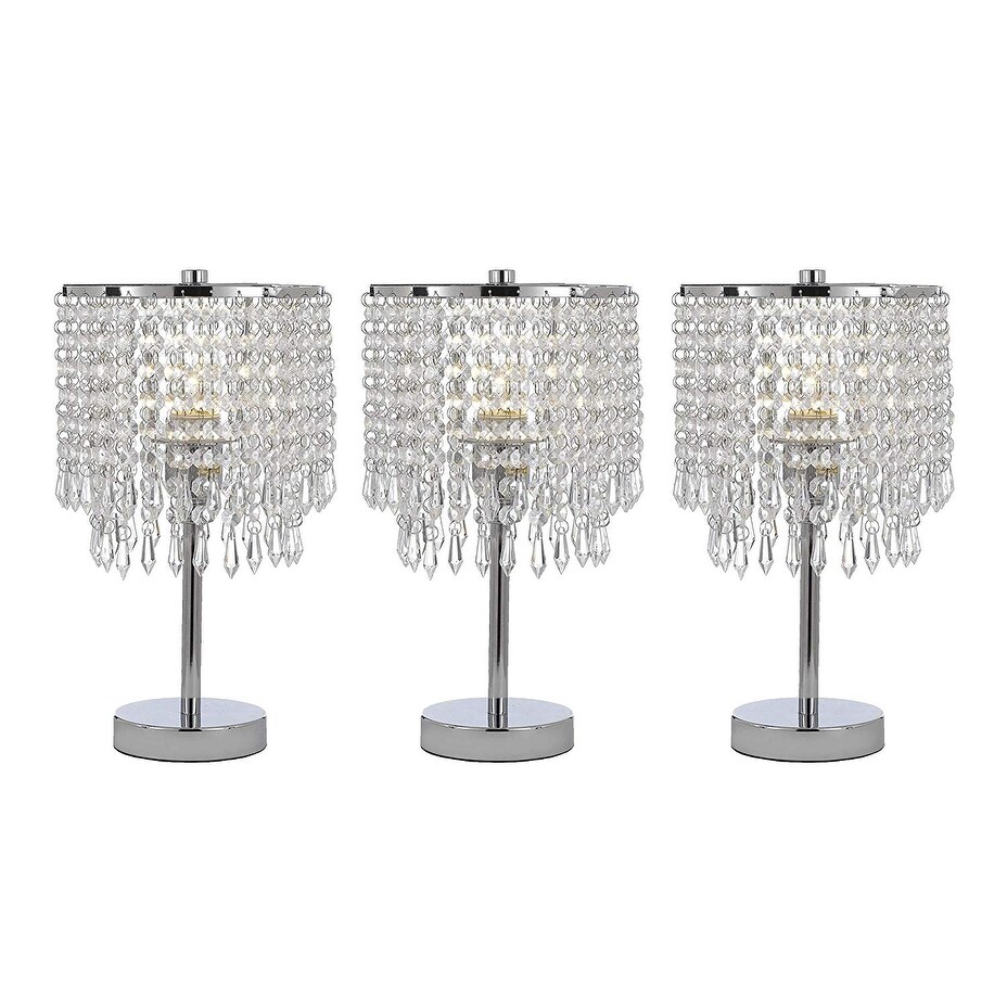 Shop Chrome Crystal Bedroom Desk Lamp Table Lamp Bedside Lamp