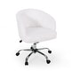preview thumbnail 6 of 7, Syosset Modern Glam Swivel Office Chair by Christopher Knight Home