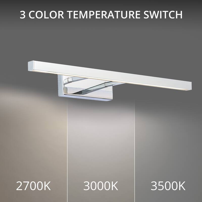 Parallax LED 3-CCT Up or Down Bathroom Vanity or Wall Light