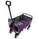 preview thumbnail 37 of 62, Foldable Wagon Cart with Strapping System, Utility Wagon Cart for Camping Shopping Sports Gardeing Fishing All-Terrain Wheels