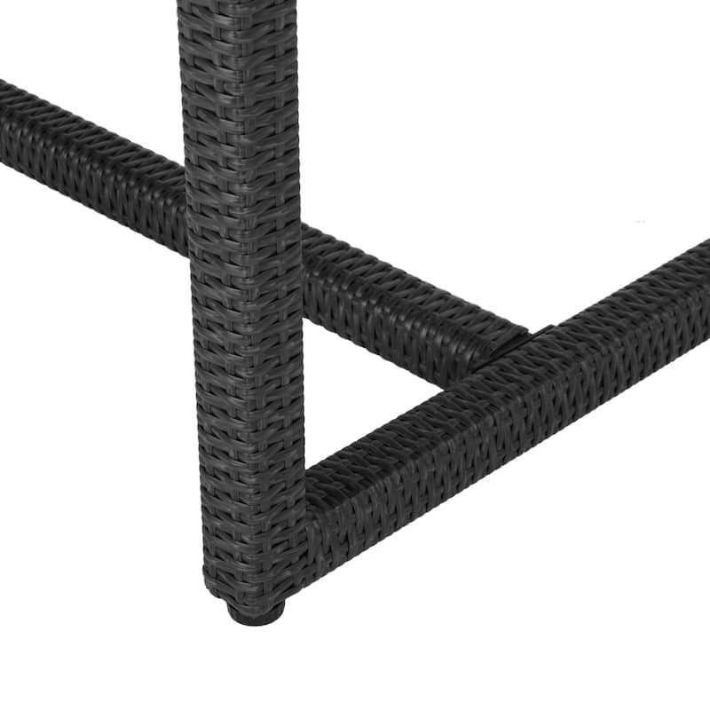 Santa Rosa Outdoor 59-inch Rectangle Wicker Dining Table by Christopher Knight Home - 28.00"H x 59.00"L x 34.00"D
