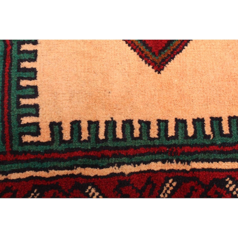 ECARPETGALLERY Hand-knotted Teimani Beige Wool Rug - 2'11 x 4'10