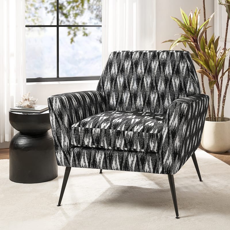 Silas Modern Armchair with Metal Legs by HULALA HOME