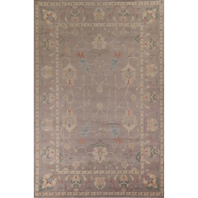 Oushak Oriental Large Area Rug Hand-Knotted Wool Carpet - 10'2" x 13'6"