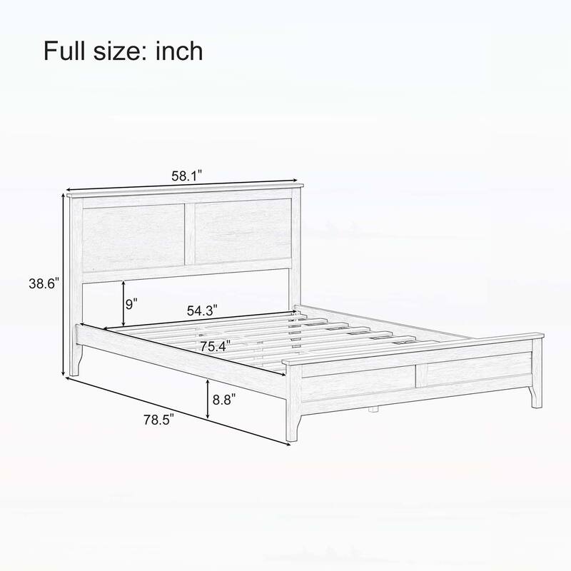 Charming Wood Platform Bed for Dreamy Nights and Relaxation
