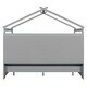 preview thumbnail 22 of 23, House Bed Wood Platform Bed Frame with 6 Storage Shelves and 2 Drawers, House-Shaped Kids Bed for Boys & Girls, Full