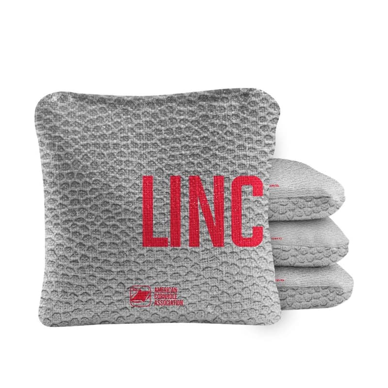 Lincoln Gray Dual Sided Cornhole Bags