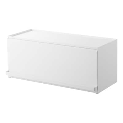 Yamazaki Home Front-Opening Countertop Storage Rack, Steel - L 10.51 x W 23.62 x H 9.92 inches