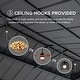 preview thumbnail 15 of 16, Sunjoy 12x20 ft. Wood Gazebo, Outdoor Patio Steel Hardtop Gazebo, Cedar Framed Wooden Gazebo with 2-tier Metal Roof