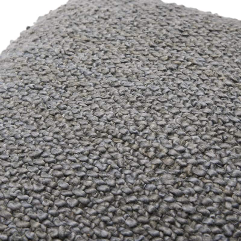 20" Square Boucle Cotton Pillow Cover