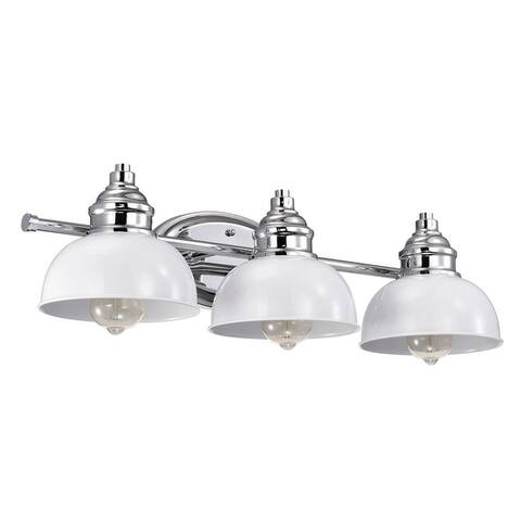 Barberal 3 Light Farmhouse Bathroom Vanity Wall Light