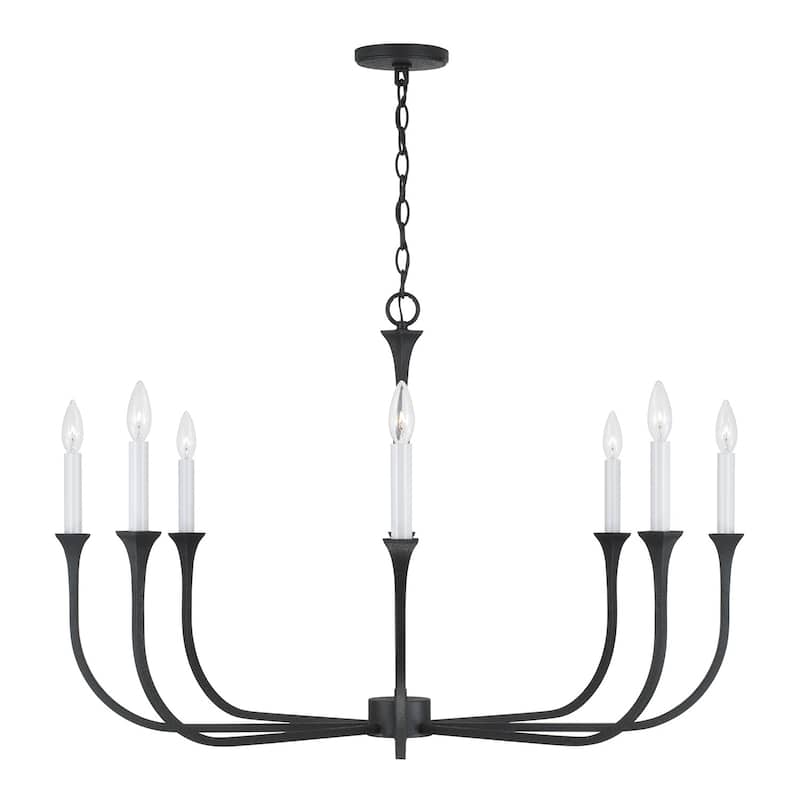 Decklan 8-Light Chandelier - 38"W x 25"H