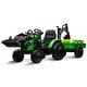 preview thumbnail 19 of 22, 3 in 1 Ride on Tractor Excavator Bulldozer 24V Green