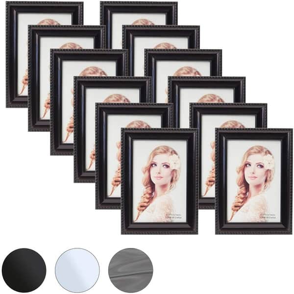 Multi Picture Frames Set Black 8x10, Four 4x6, Four 5x7 - Bed Bath