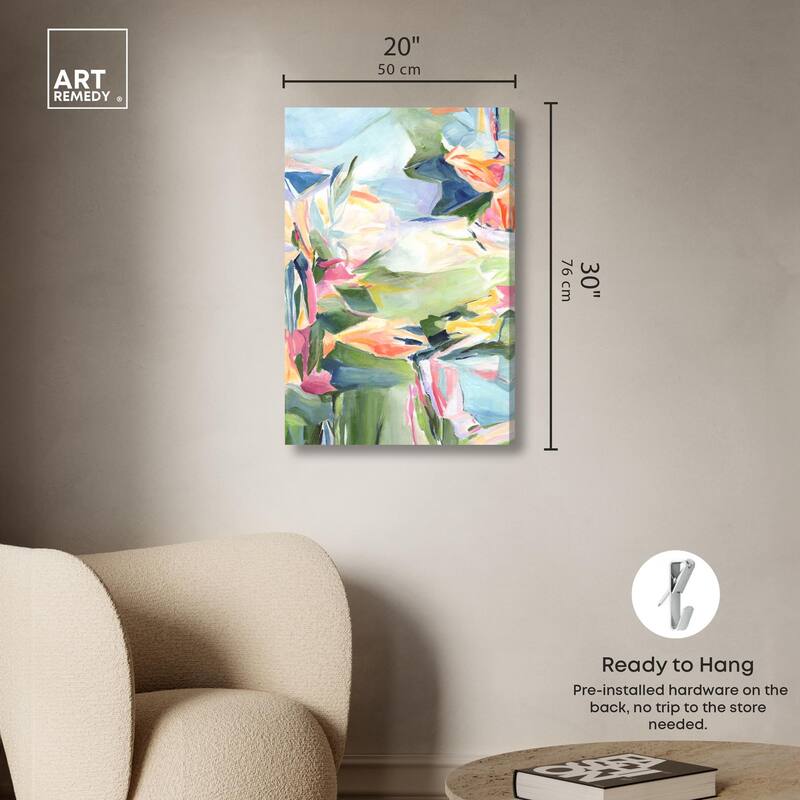 Sunkissed Garden Canvas by Art Remedy, Gallery Wrapped