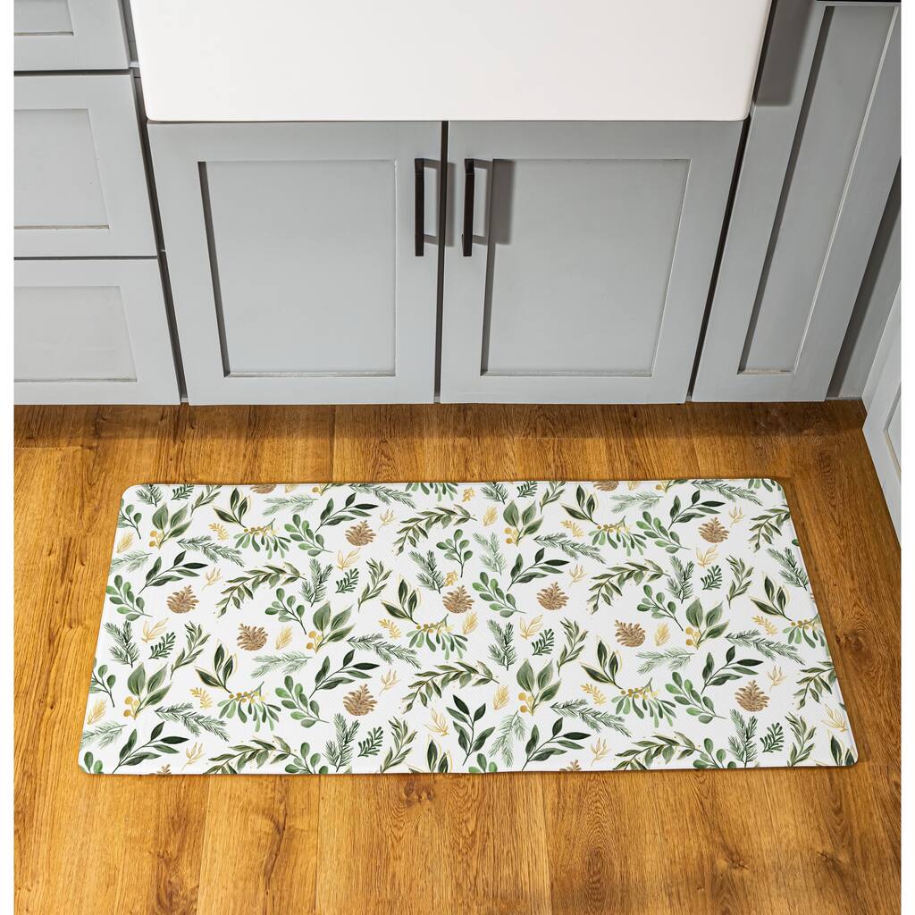 Shades of Green Anti-Fatigue Door Mat - 40" x 20"