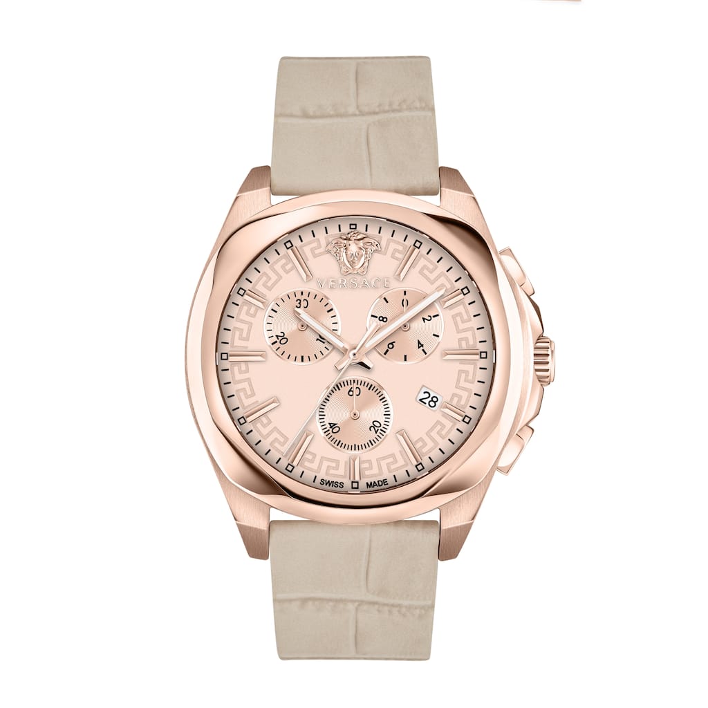 Versace Women's Medusa Chrono 40mm Quartz Watch VE3CA0323 - Ivory - One Size