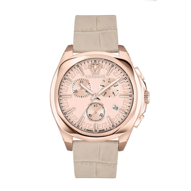 Versace Women's Medusa Chrono 40mm Quartz Watch VE3CA0323 - Ivory - One Size