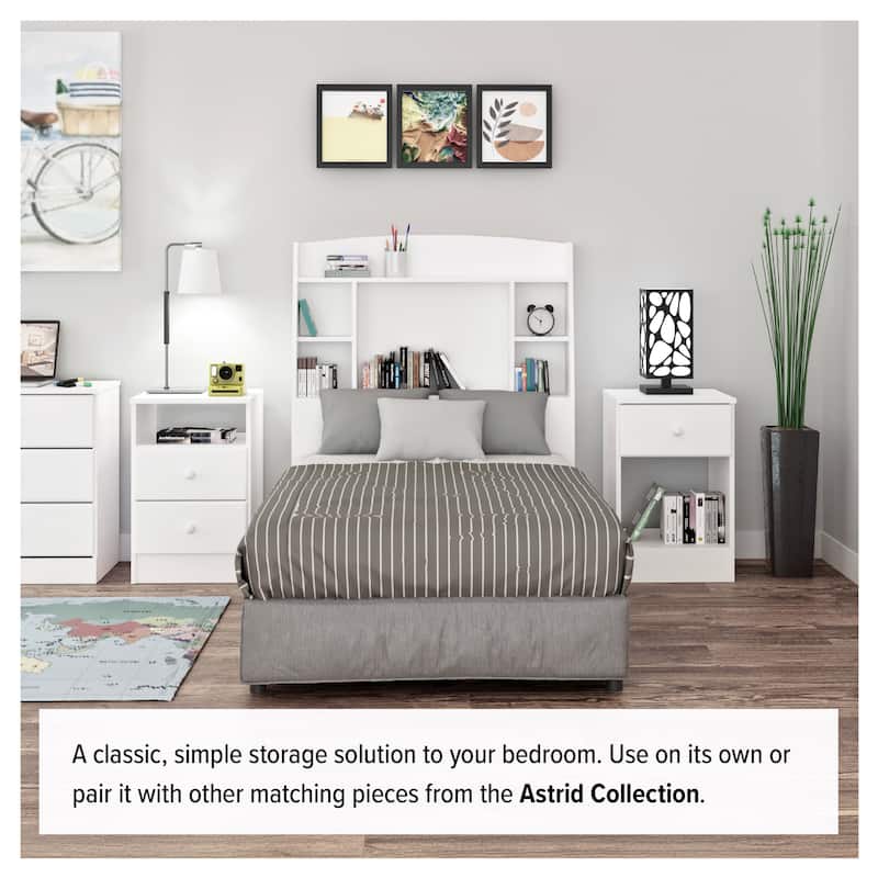 Prepac Astrid 6 Drawer Double Dresser for Bedroom, Wide Chest of Drawers, Bedroom Furniture, Traditional Furniture