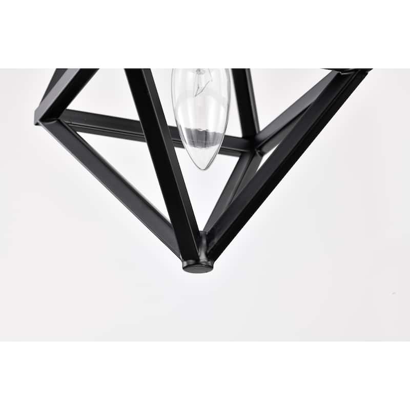Tomo 8 Inch Matte Black Single Light Pendant
