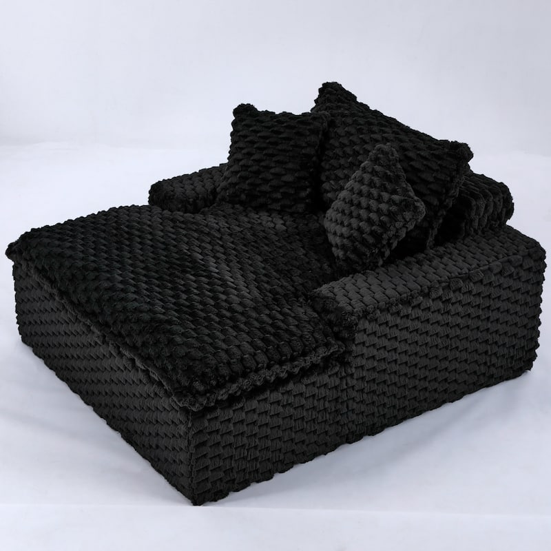 Oversized Single Sofa Chair Extra Wide Reclining Accent Chair Chaise Lounges