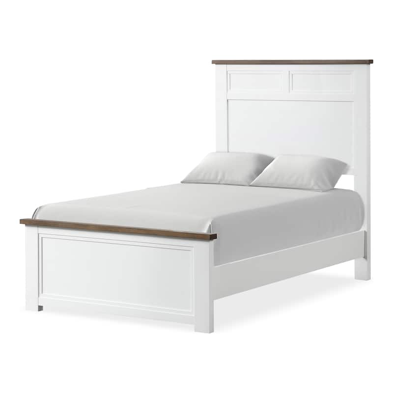 Furniture of America Althea Modern Farmhouse 6-Piece Wood Kids Panel Bedroom Set