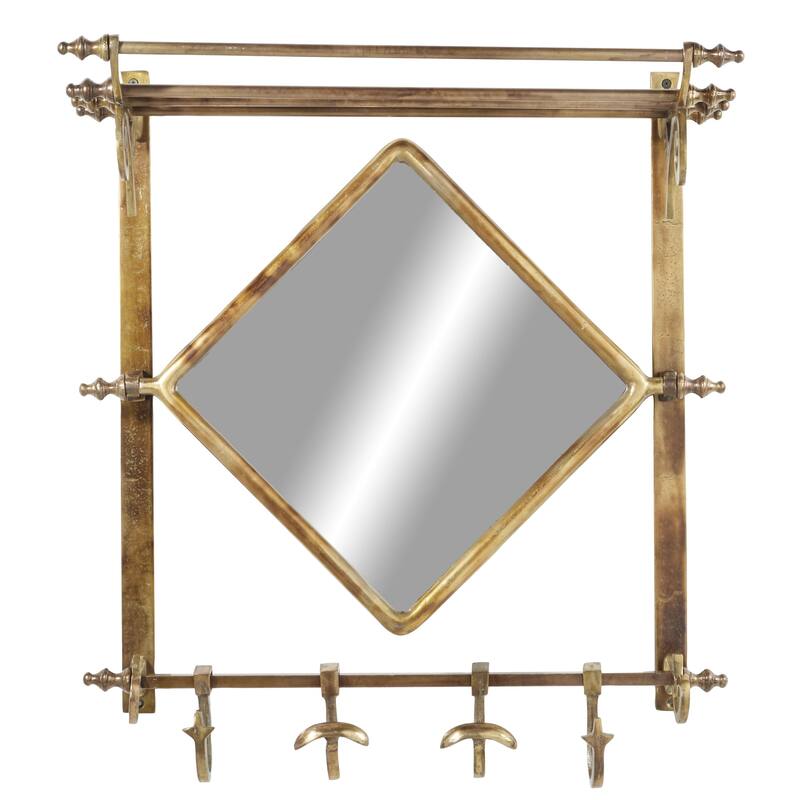 Wall Shelf - Copper or Brass - Roche River Decor