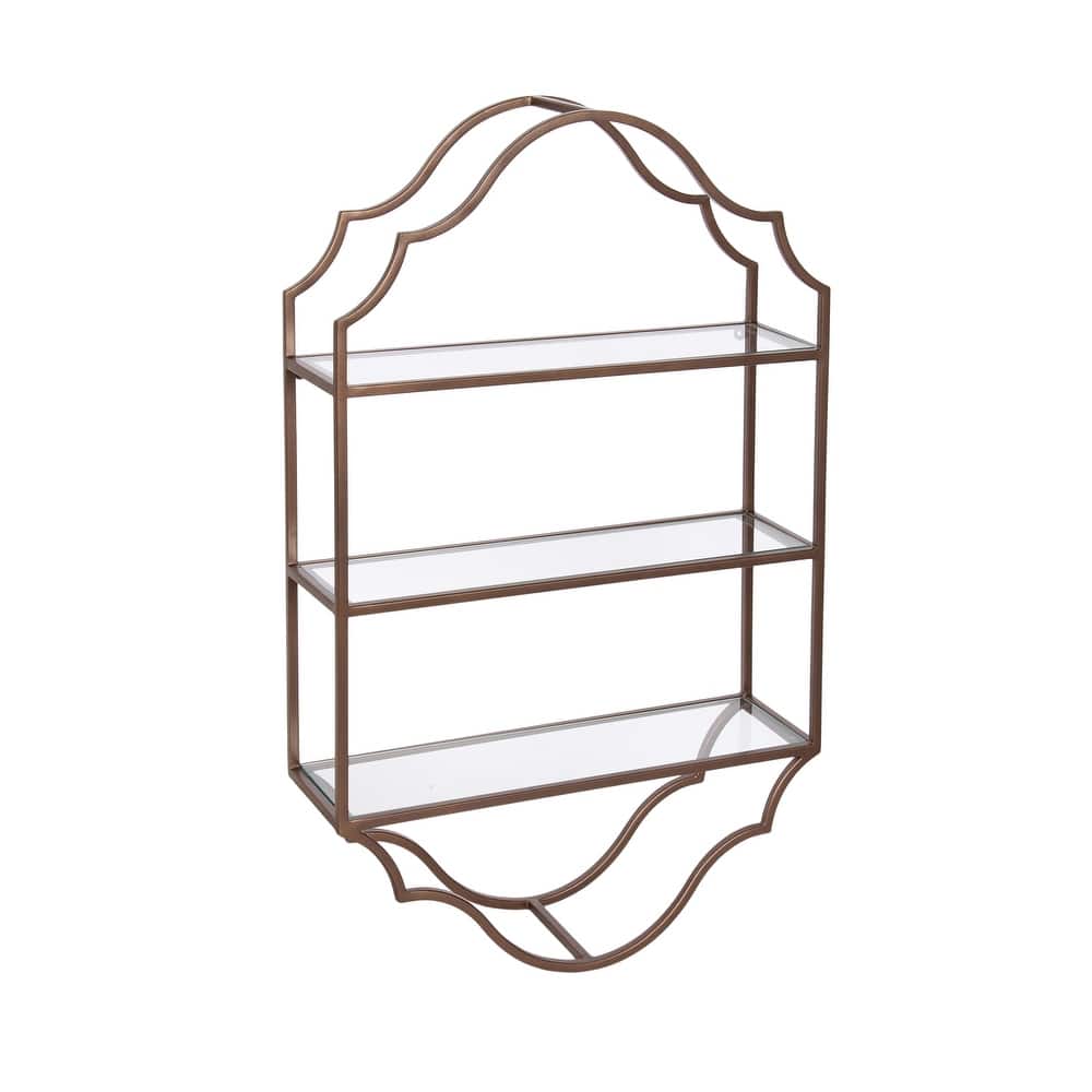 Kate and Laurel Leanna Tiered Wall Shelf