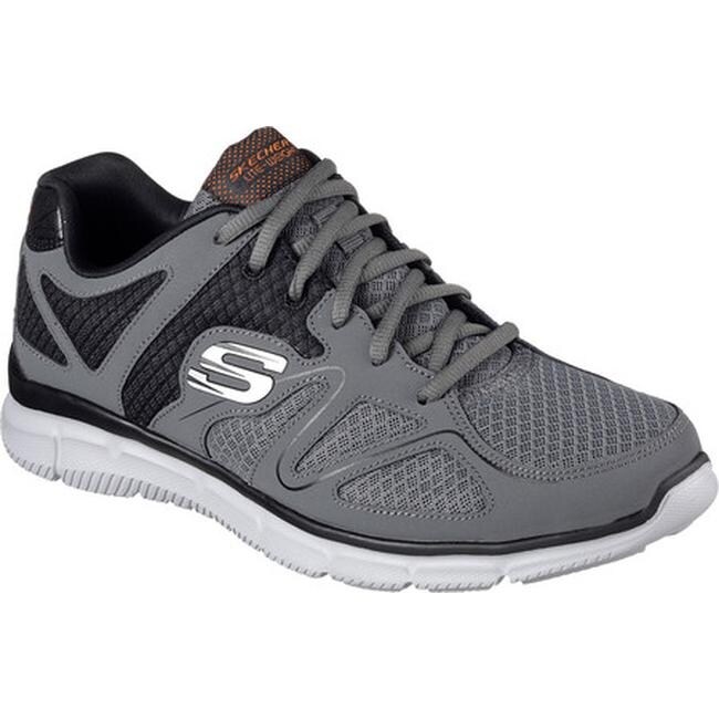 mens grey skechers