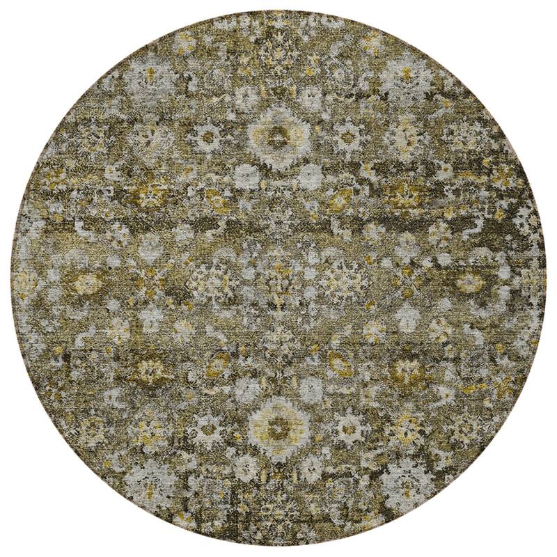 HomeRoots Oriental Traditional Rectangle Outdoor Rug
