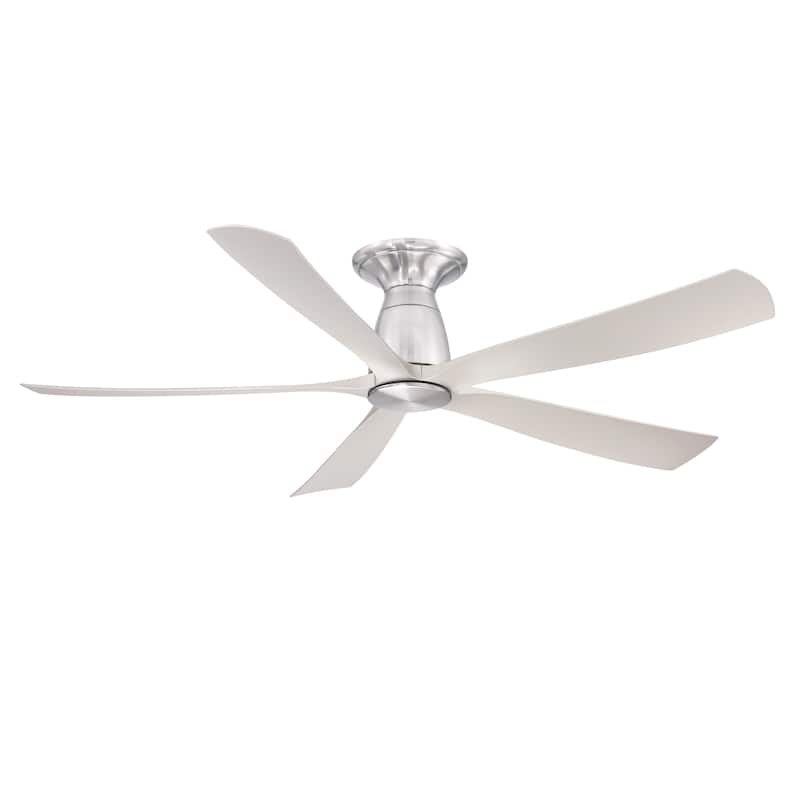 Kute5 52 inch Indoor/Outdoor Ceiling Fan with Brushed Nickel Blades - Brushed Nickel