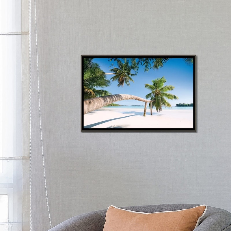 "Palm, Seychelles" by Stefan Hefele Framed