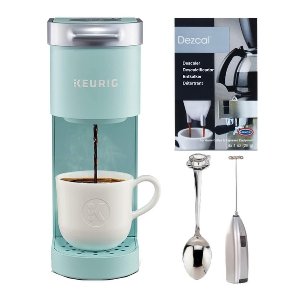 Keurig K-Mini Single Serve Coffee Maker with Descaling Powder Bundle. Opens flyout.