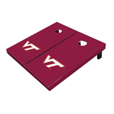 Virginia Tech Hokies Maroon Matching Solid Cornhole Boards