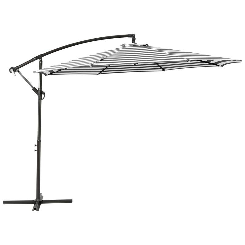 Weller 10-foot Offset Cantilever Hanging Patio Umbrella