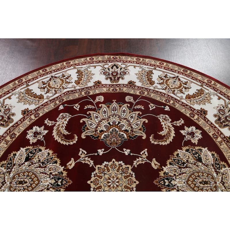 Traditional Floral Red Tabriz Turkish Area Rug Oriental Carpet