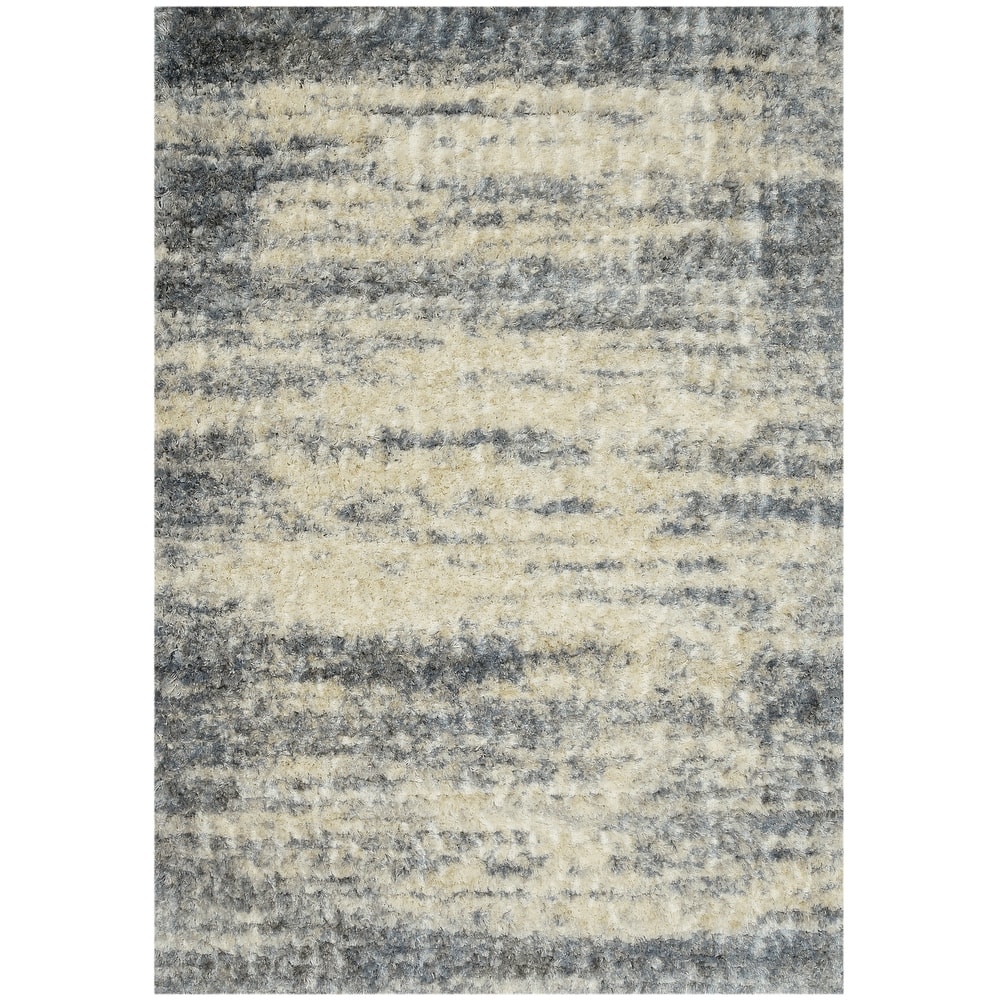 Domani Andrews Geometric Shag Area Rug