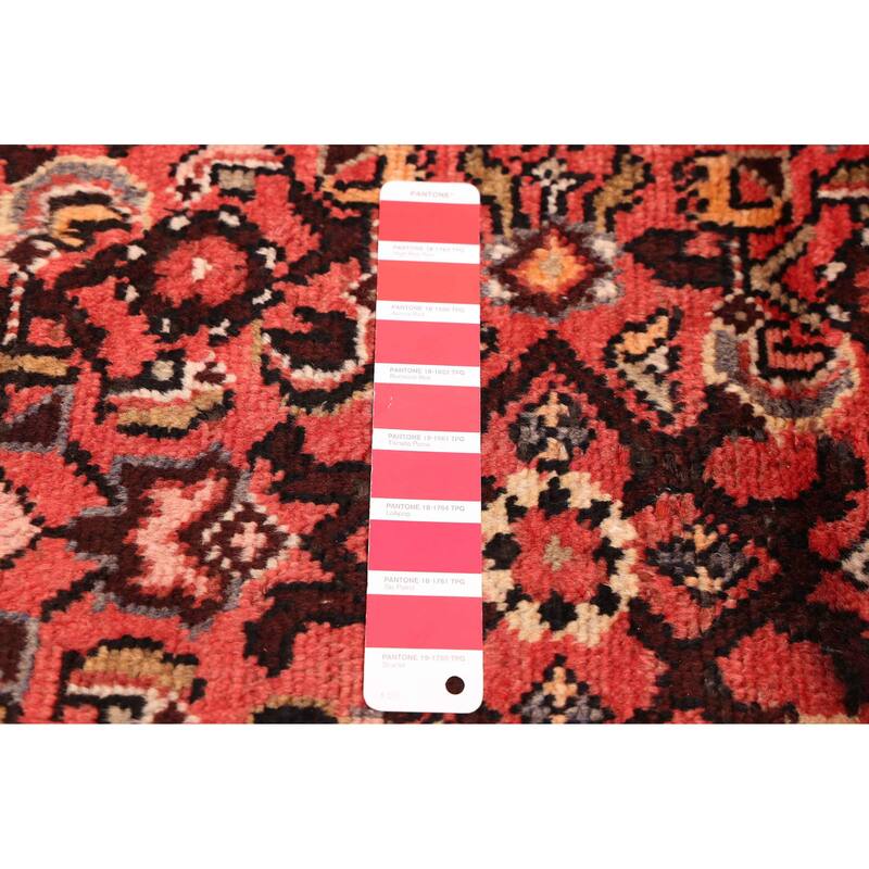 ECARPETGALLERY Hand-knotted Andelz Red Wool Rug - 3'4 x 10'6