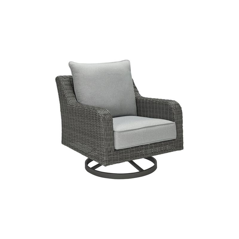 Elite Park Outdoor Swivel Lounge Chair - 32.25" W x 34" D x 33" H