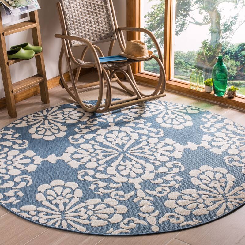 SAFAVIEH Cottage Florene Indoor/ Outdoor Patio Backyard Rug