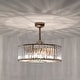 preview thumbnail 3 of 12, Pereder 26-inch Antique Silver 6 Lights 3 Blades Lighted Ceiling Fan with Remote