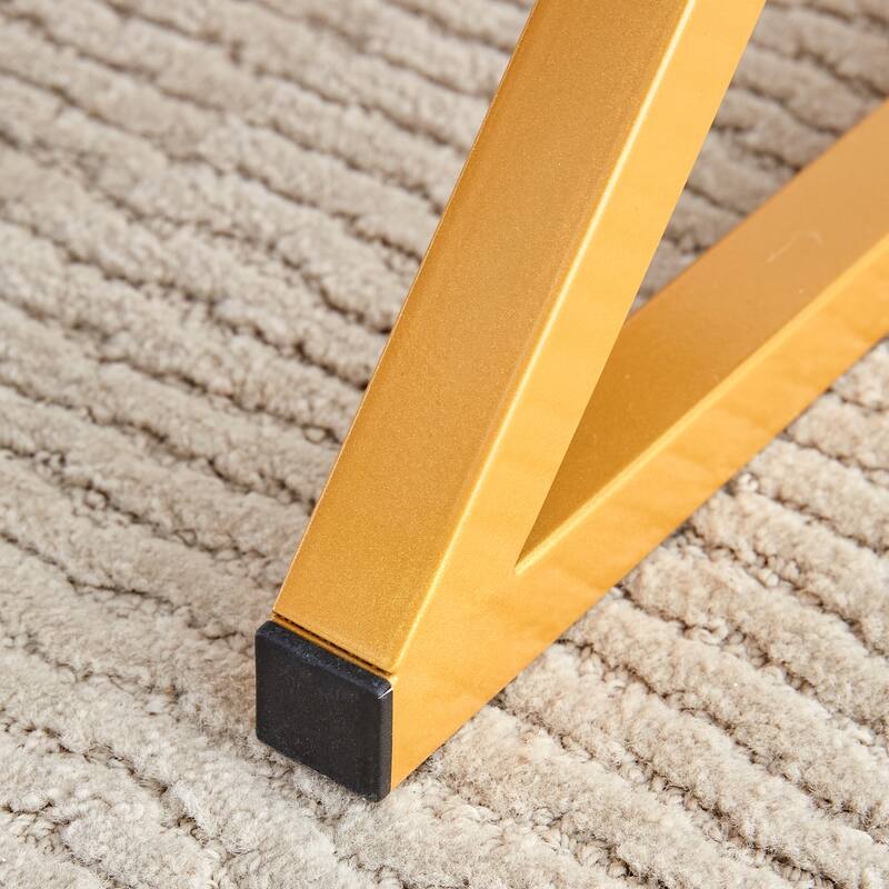 A Coffee Table Is Made Of Rock Slab Material,With A Natural And Smooth Marble Pattern On The Surface